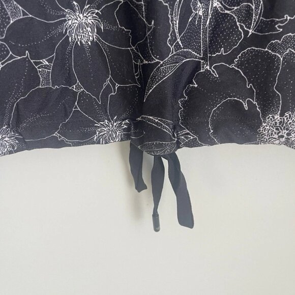 Johnny Was Active Multicolor Nero Sequence Top Long Sleeve Drawstring Hem - Picture 5 of 8